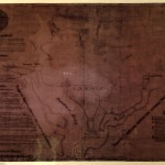 1791 map of DC area, very dark and hard to read.